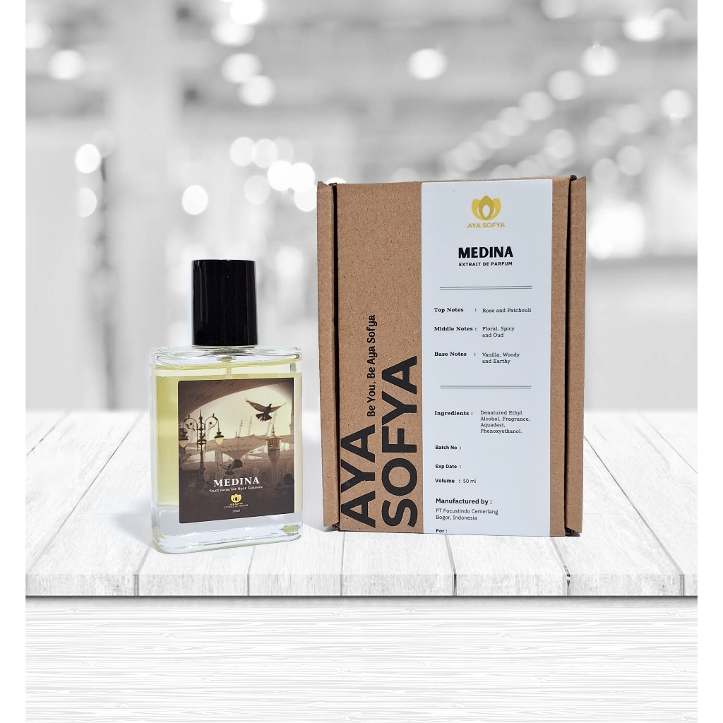 PARFUM AYA SOFYA (MEDINA) - Parfum Aroma Timur Tengah Konsentrasi Tinggi Tahan Lama (Parfum Viral Sh