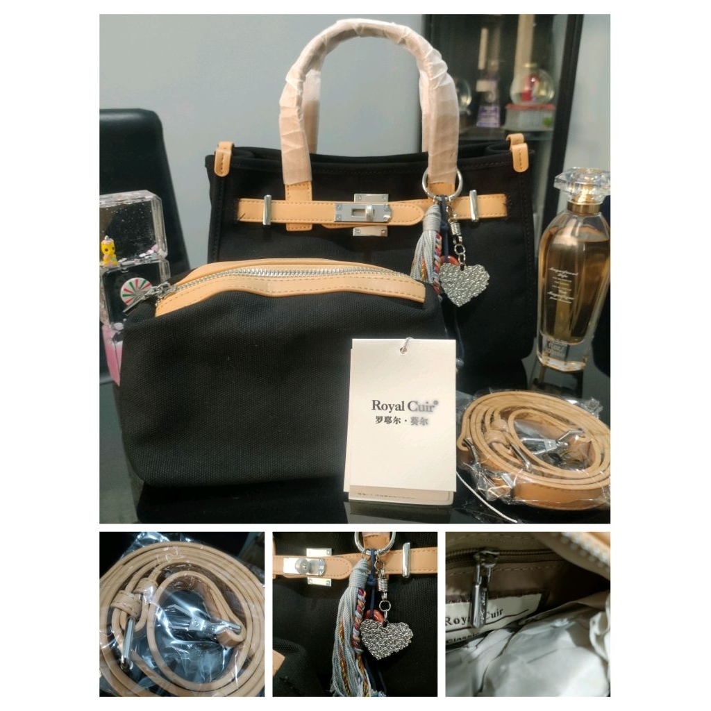original royal cuir bag black