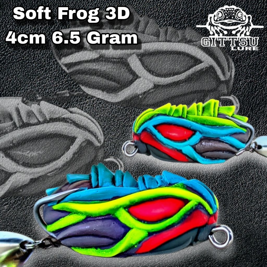 Soft Frog 3D 4 cm