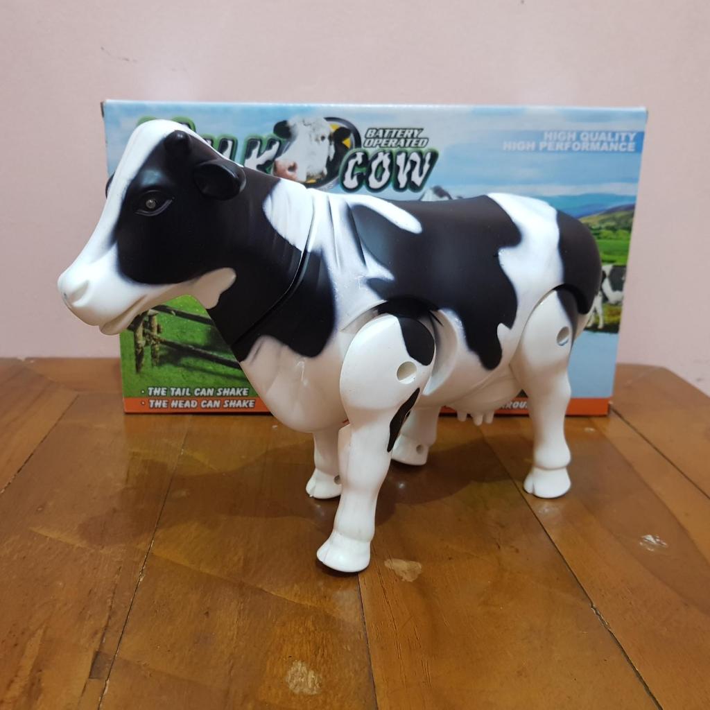 Mainan Hewan Sapi Bisa Berjalan dan Bersuara - Mainan Hewan Ternak