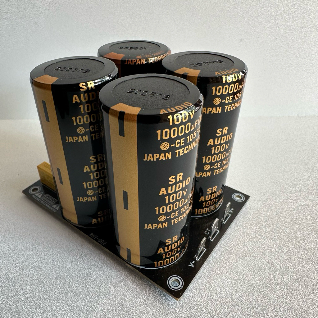 PSU isi 4 elco 100v 10000uf SR AUDIO original PSU class AB 4 elko 10000uf 100volt original plus skun