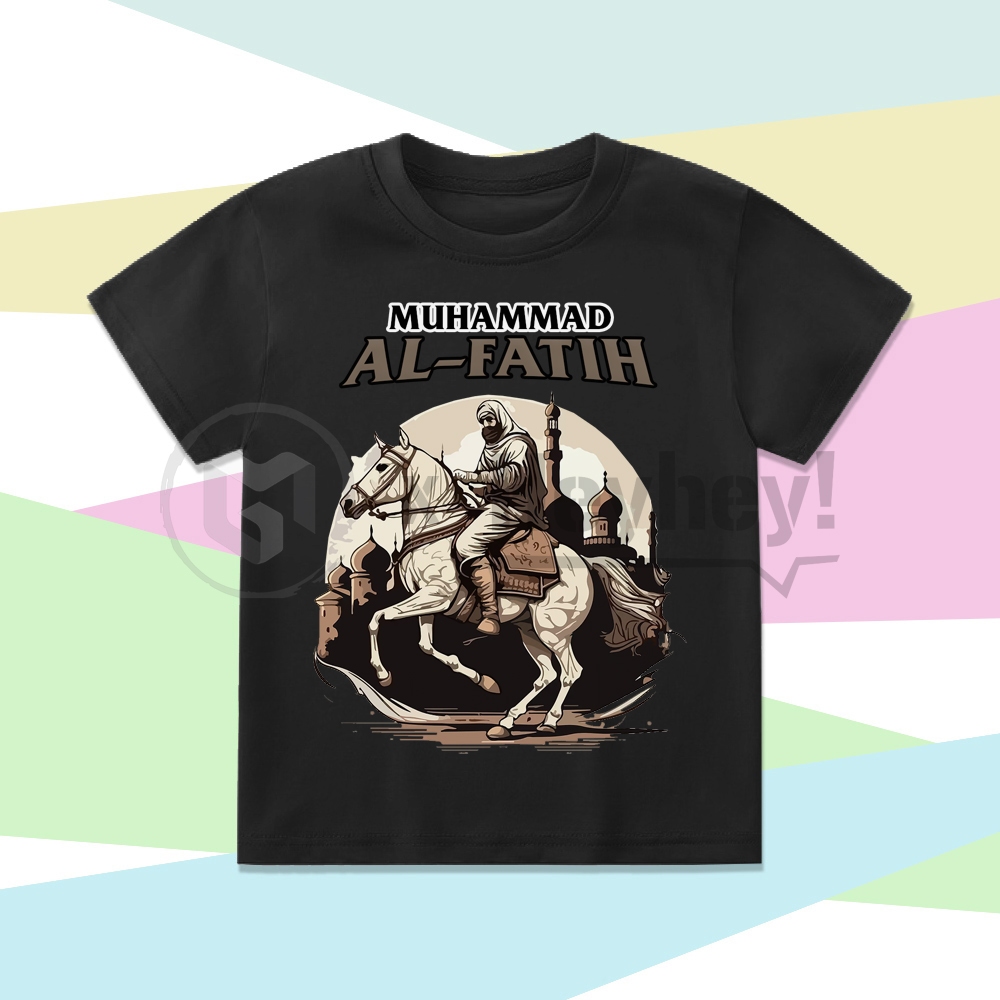 Baju anak kaos anak Muhammad Al Fatih Tokoh Islam