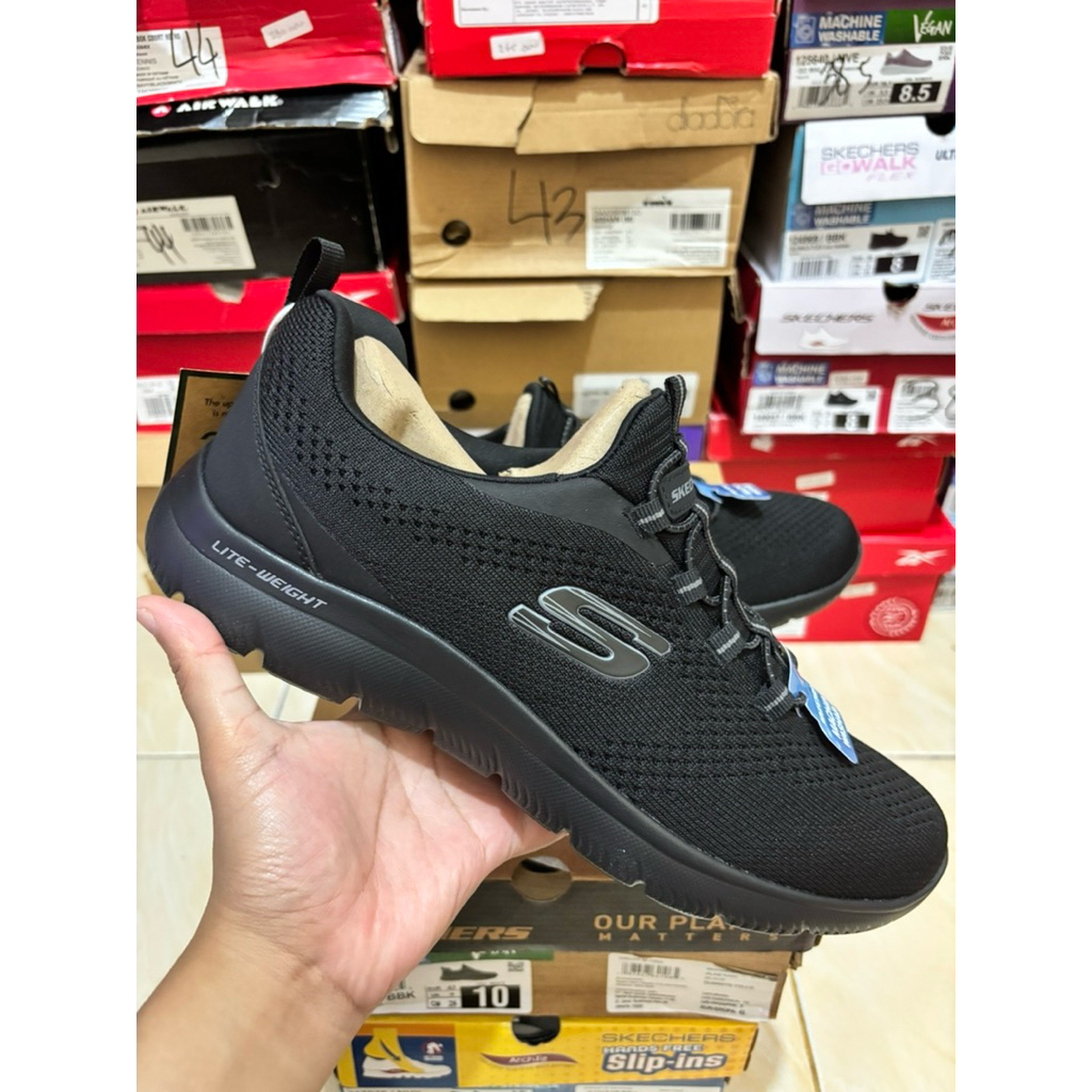 Sepatu Skechers Summits Tallo Warna Black