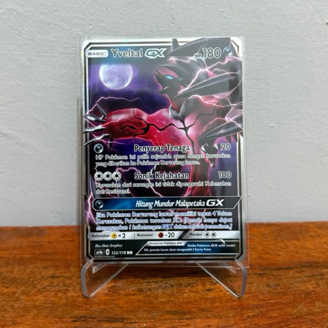 Yveltal GX RR 122/178 AS4a Pokemon TCG Indonesia