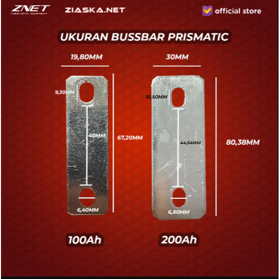 Busbar Battre Lifepo4 aksesoris batre