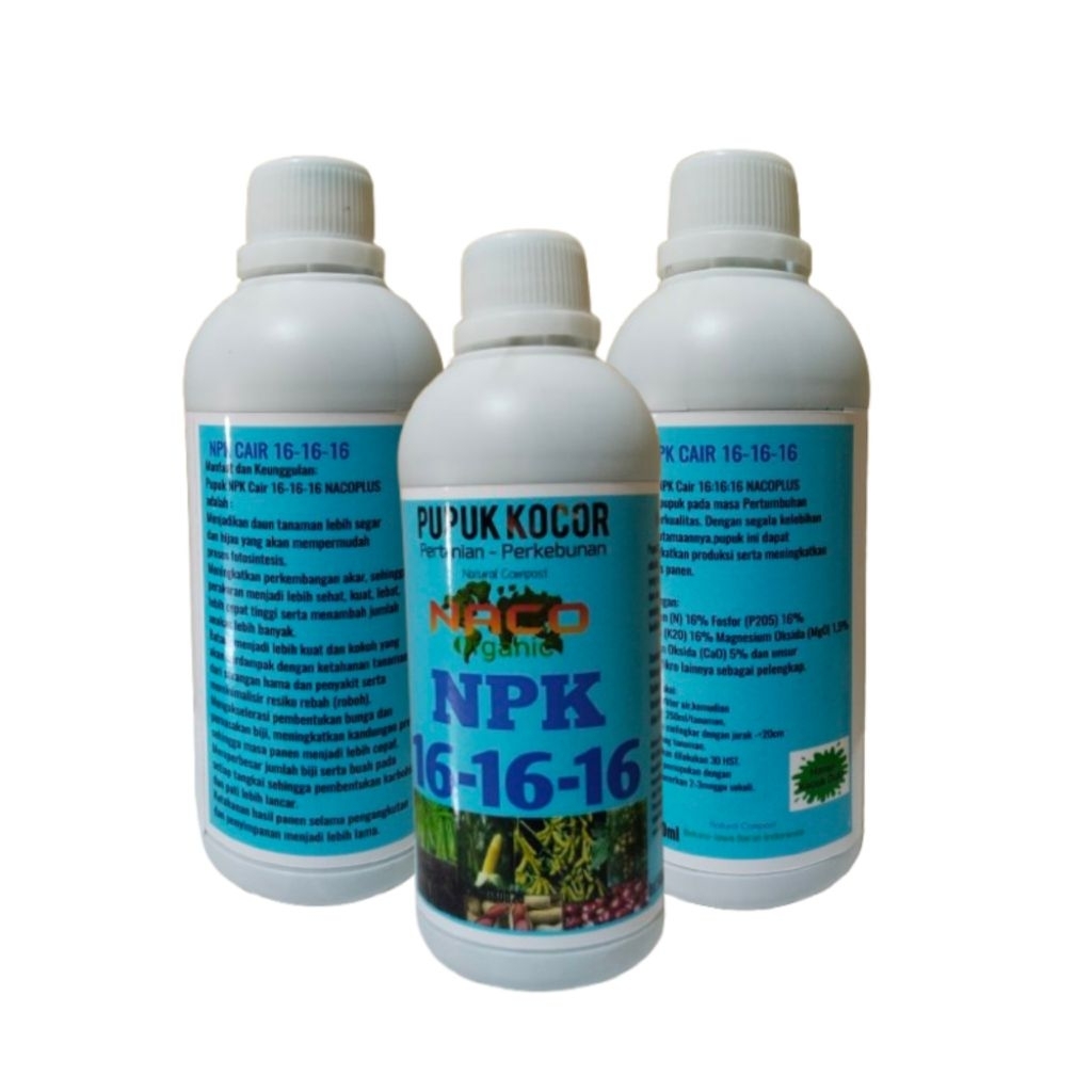 Pupuk NPK 161616 , mempercepat pertumbuhan tanaman, pupuk cair npk 161616 500ml