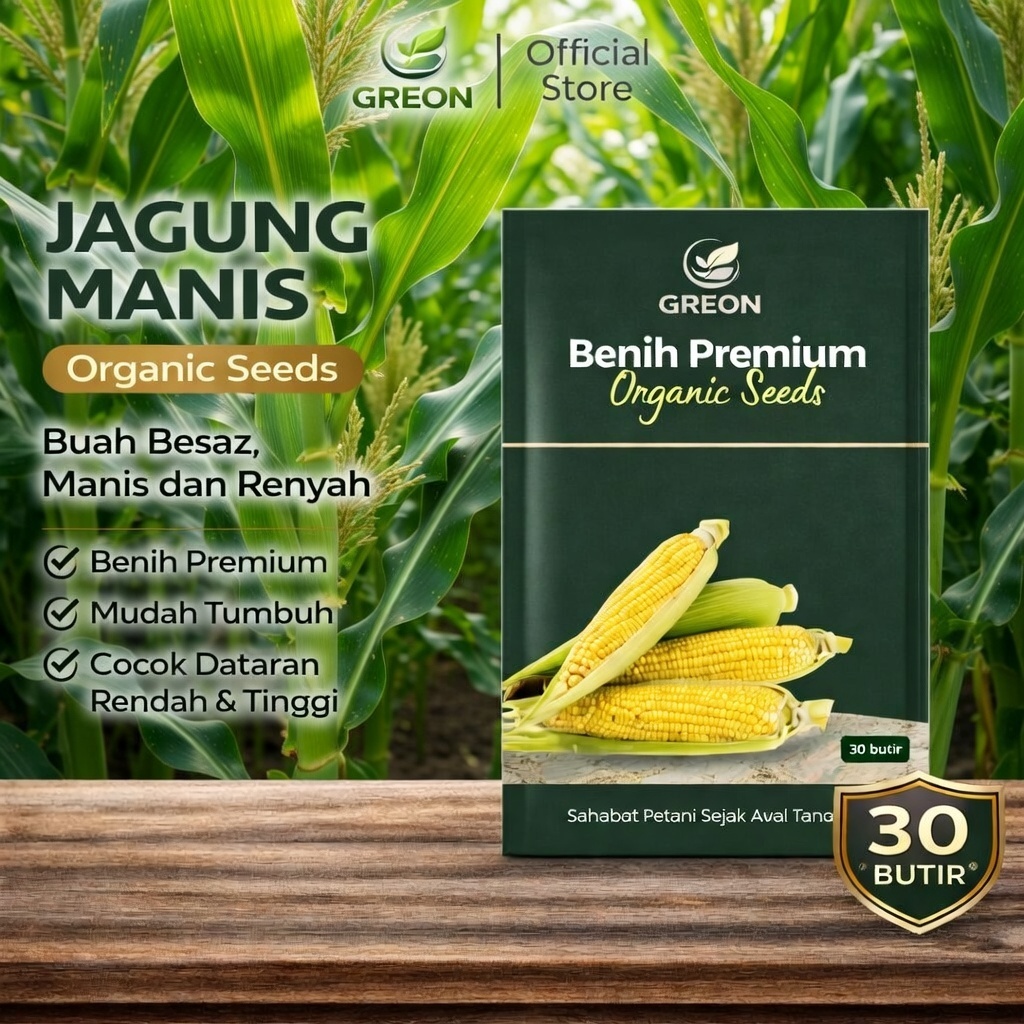 Biji Benih Bibit Jagung manis Unggul Benih Jagung Manis OP Unggul