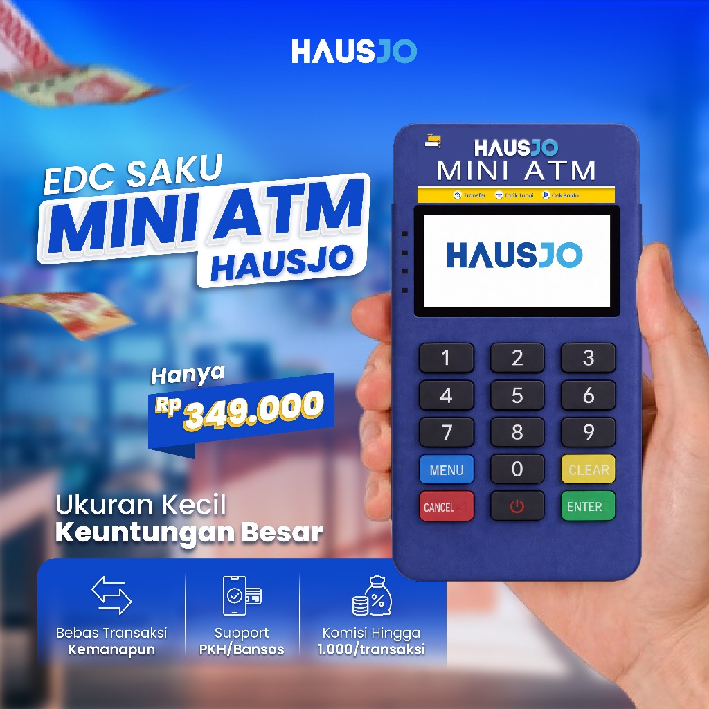 Mini ATM HausJo: Mesin EDC yang Bikin Cuan Gampang