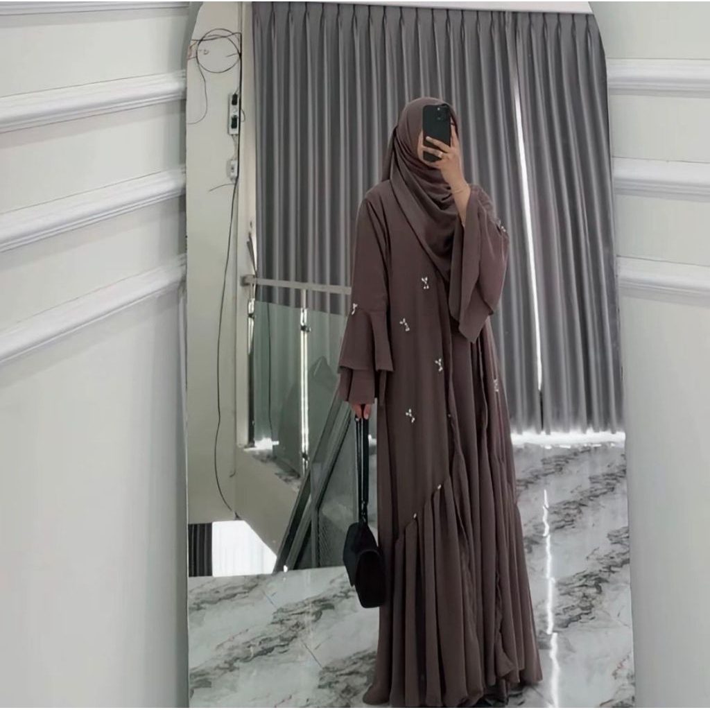 Zaina Abaya Set Hijab || Wiwi Amanah Store