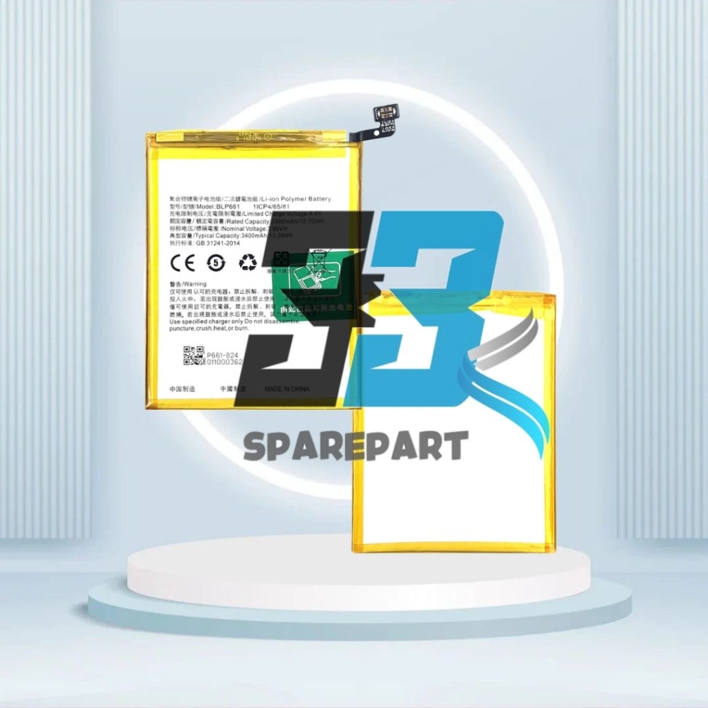 BATERAI / BATRE BLP661 - OPPO F7 ORIGINAL