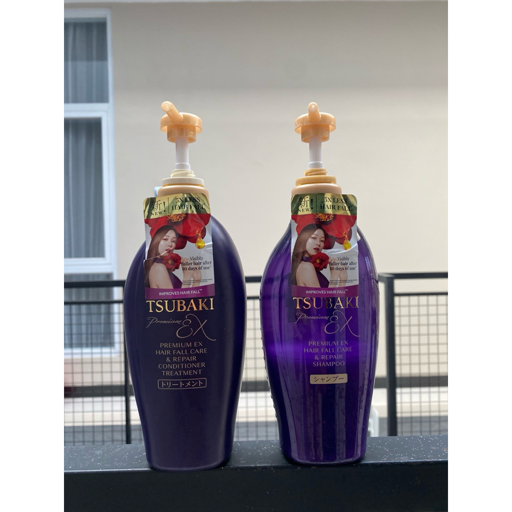 tsubaki anti hair fall sampo n conditioner