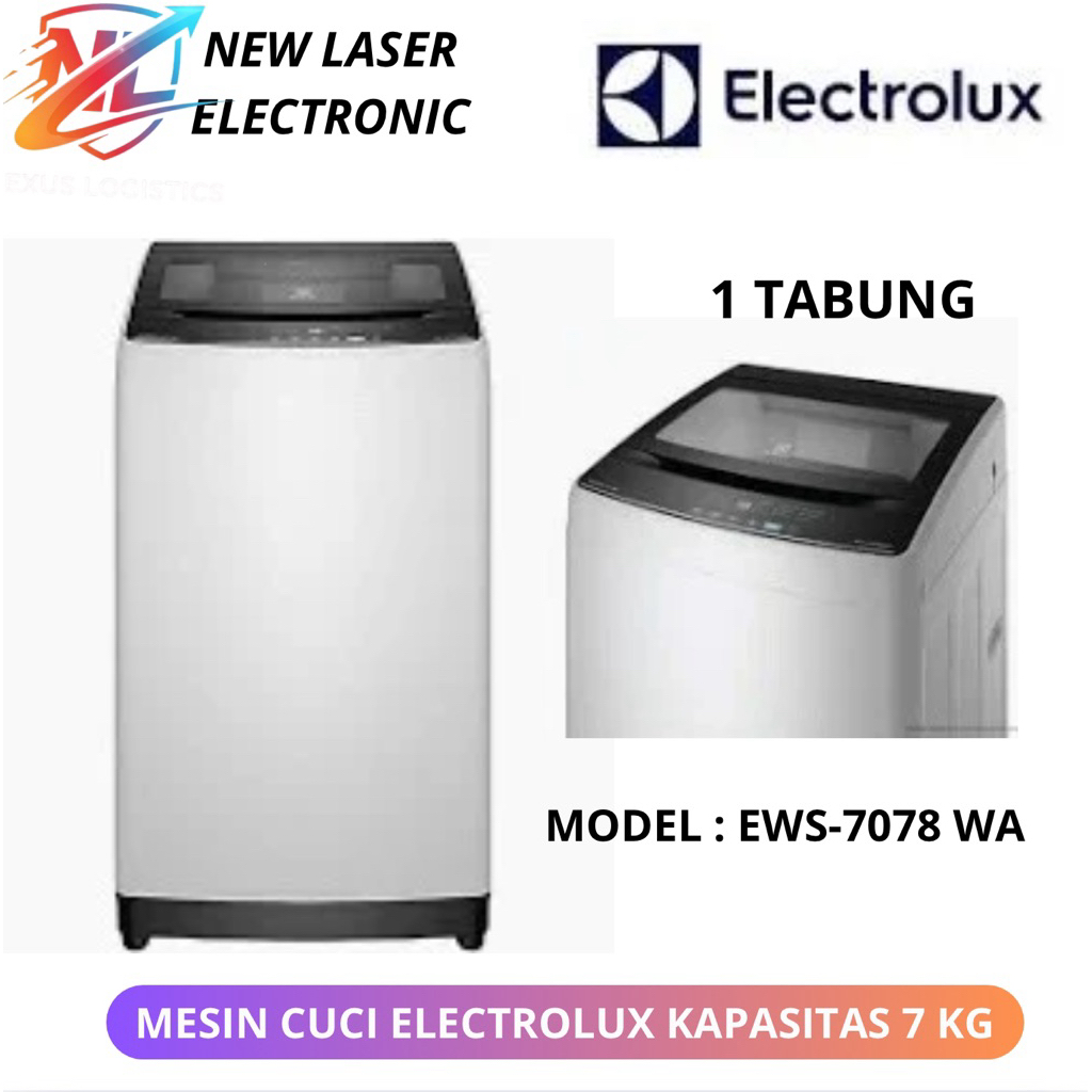 MESIN CUCI ELECTROLUX EWS 9078(9KG) EWS 7078 WA(7KG) 1 TABUNG