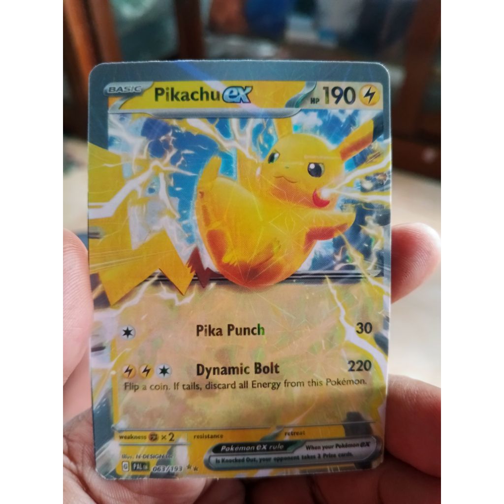 kartu Pikachu  pokemon