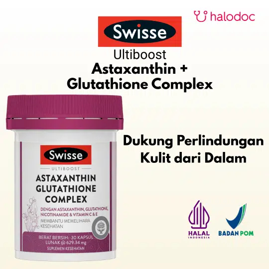 Swisse Ultiboost Astaxanthin Glutathione Complex 30 Kapsul