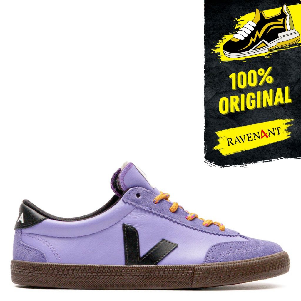 VEJA Volley O.T. Leather Joker Black Eagle - Sepatu Sneakers Wanita