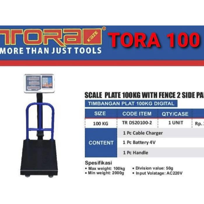 TIMBANGAN DUDUK DIGITAL 100KG / TIMBANGAN DIGITAL 100 KG TORA