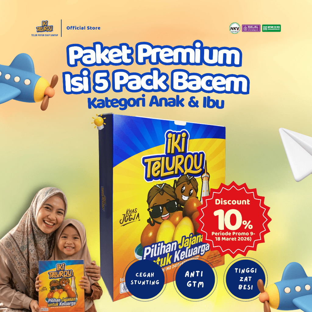 IKI TELURQU Telur Puyuh Siap Makan Box Premium Snack Tinggi Protein Isi 5  Pack