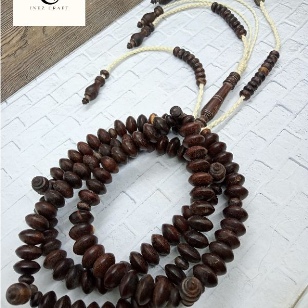 Tasbih tijani kayu galih aseem  original T45