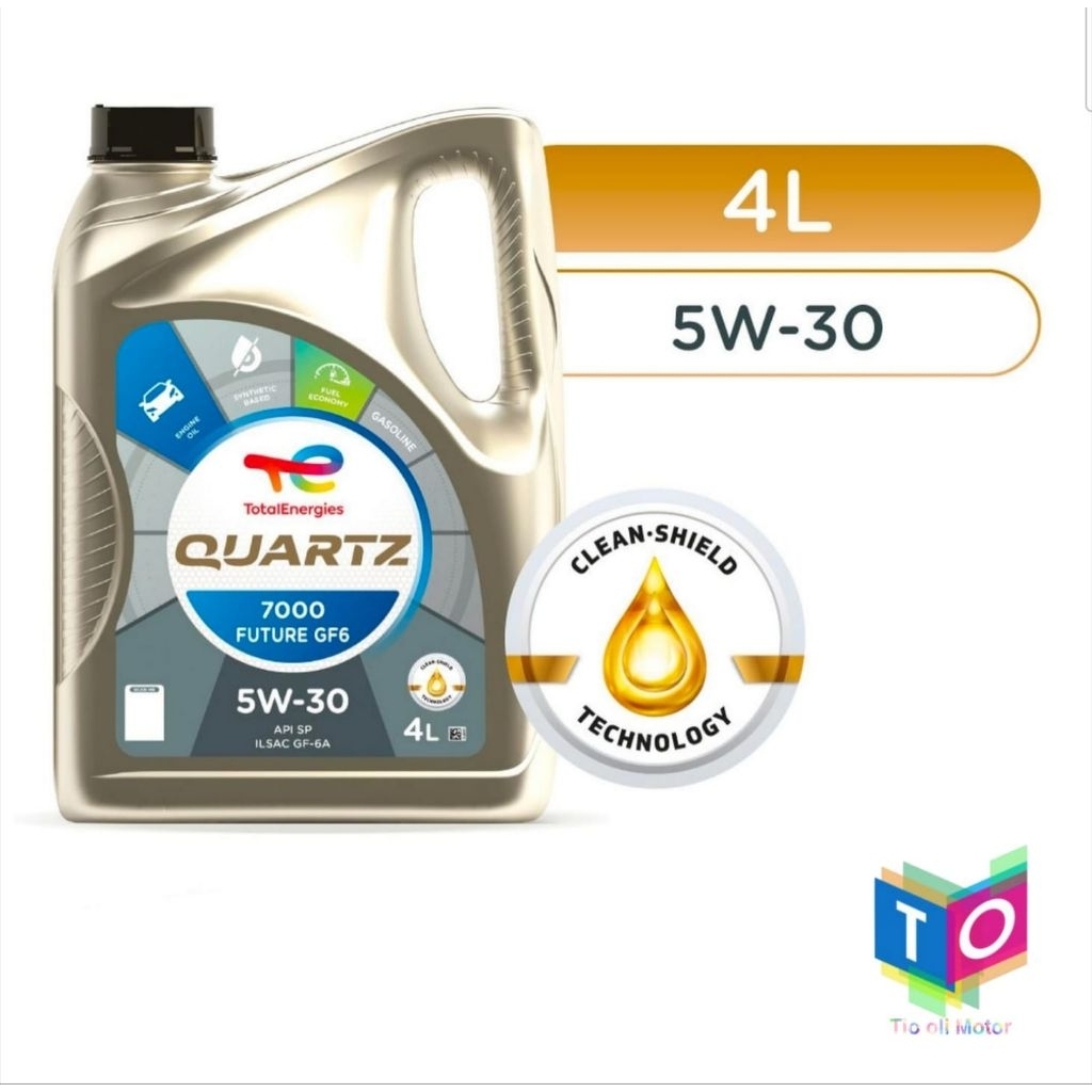 Oli Total Quartz 7000 5W-30 Future GF-6 SP Oli Mesin Mobil 1.Liter / 4.Liter