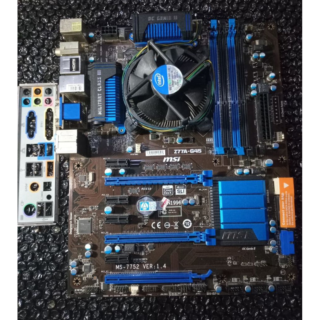 motherboard MSI Z77A-G45 gen 3 1155
