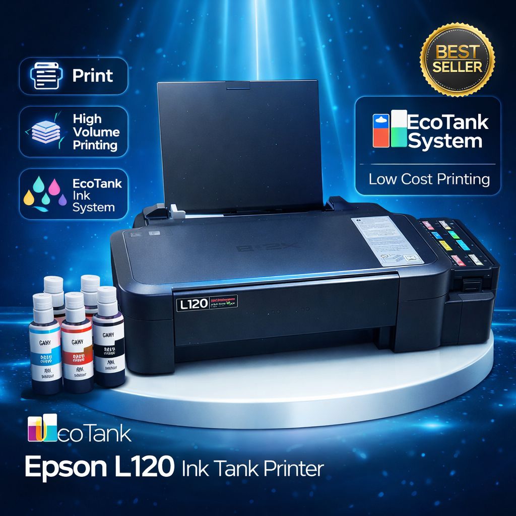 Epson L120 Printer Inkjet Color – Printer Murah Hemat Tinta Cocok untuk Usaha Printing