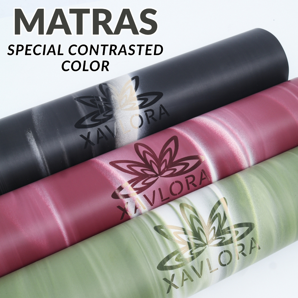 XAVLORA - NEW BAG MATRAS PU YOGA & PILATES RUBBER MOTIF MARBLE