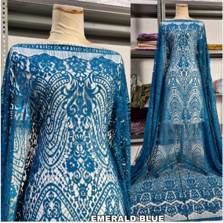 KAIN BROKAT SEMI FRANCIS BROKAT PANEL BROKAT HALUS