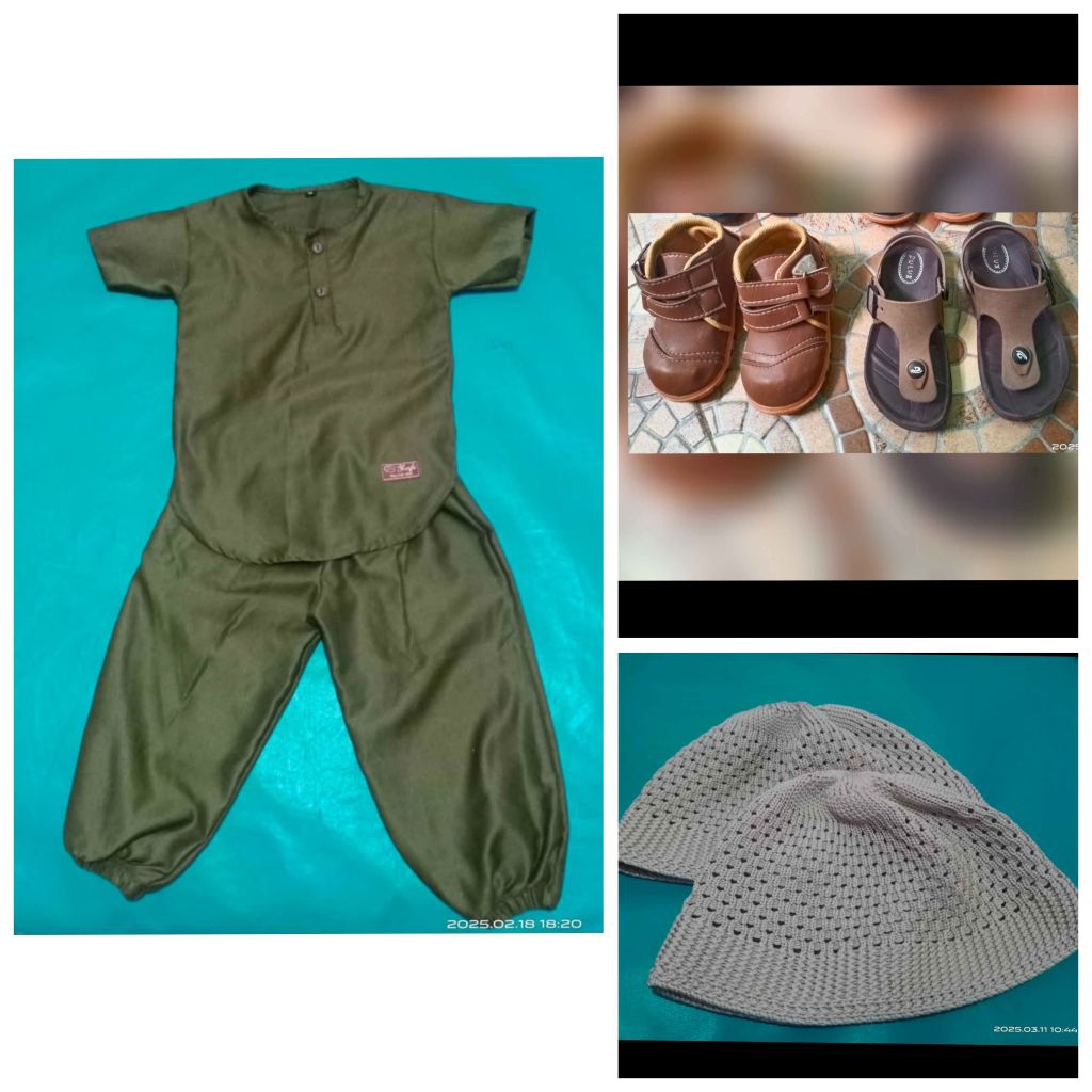 Paket PL set koko & Sandal Sepatu