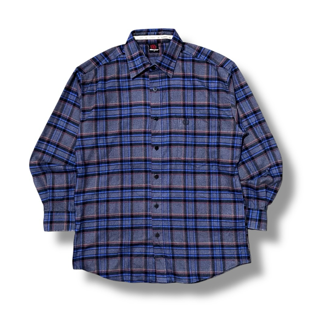 Baju Kemeja Shirt Flannel Element Bekas