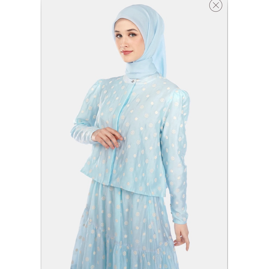 Monogram Crop Shirt Nada Puspita