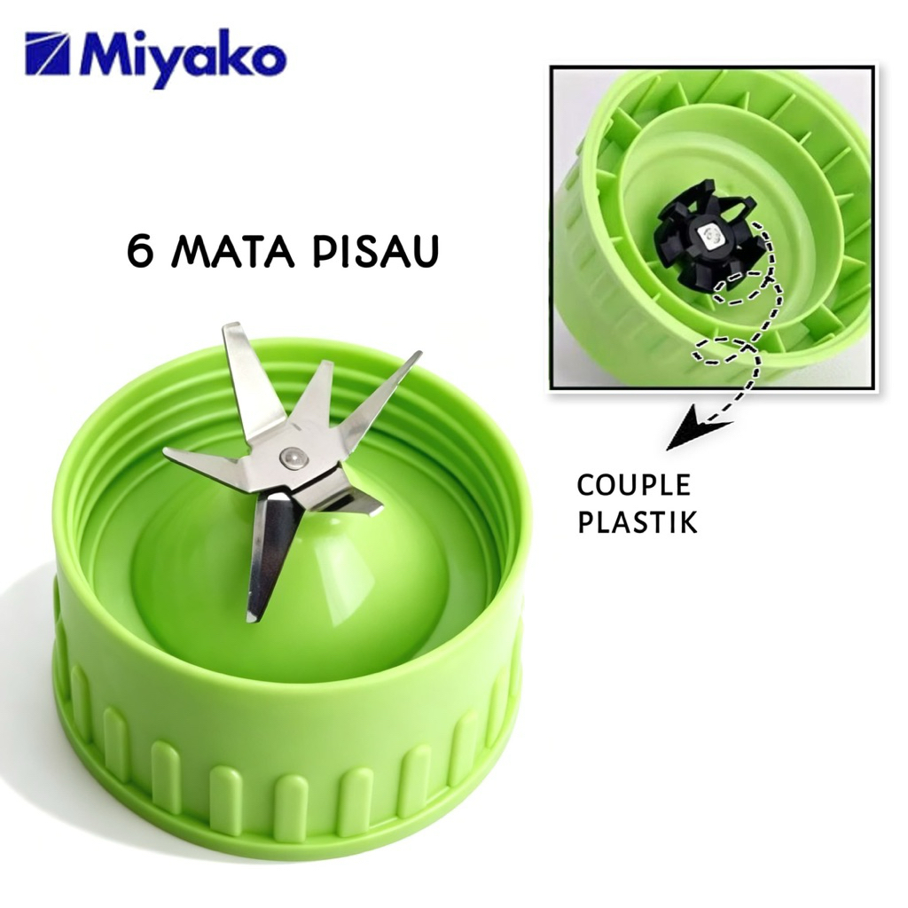 Mounting Blender Jus Miyako 6 Pisau Mangkok Blender Miyako 6 Mata Pisau
