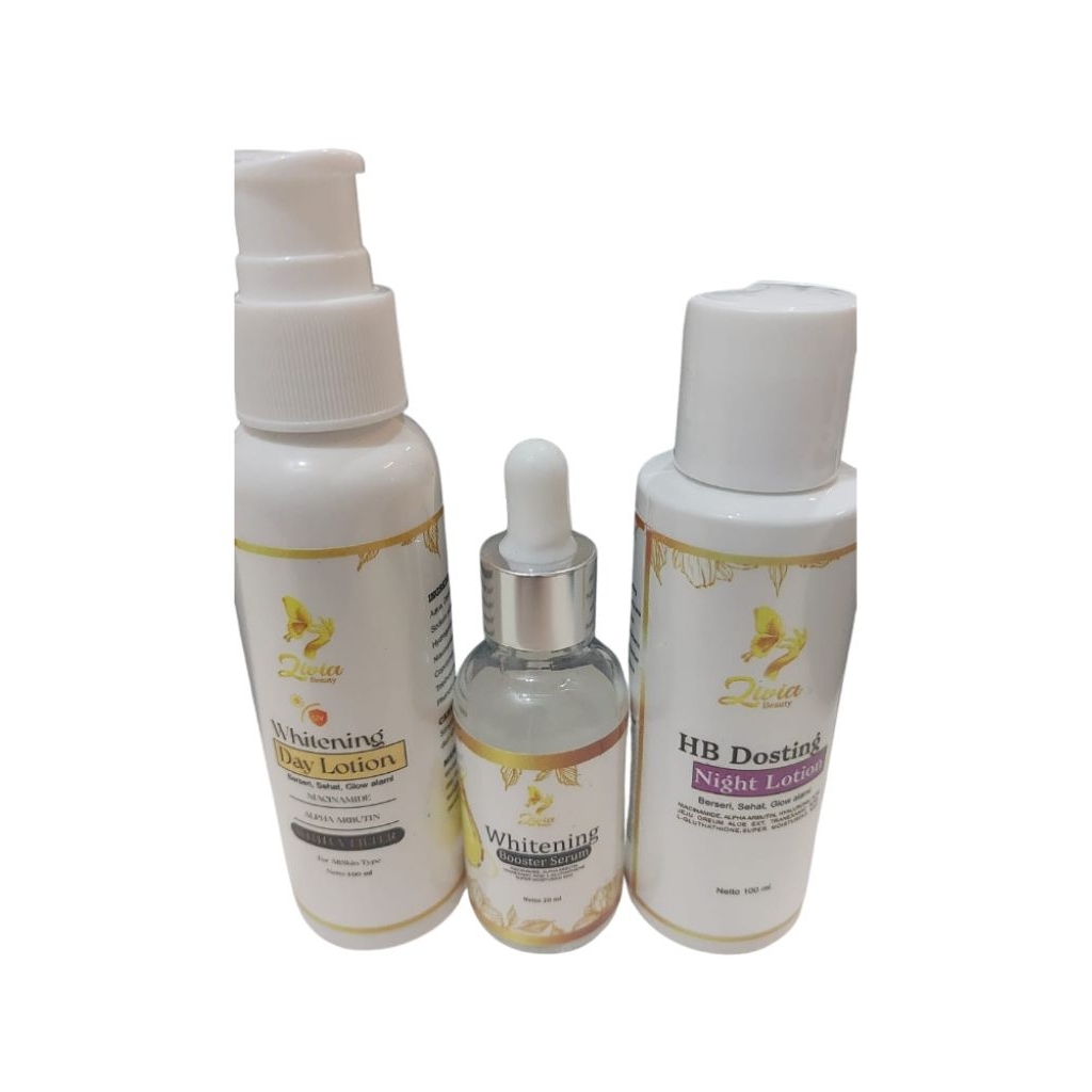 ZIVIA BEAUTY HANDBODY DOSTING PEMUTIH BPOM SIANG MALAM