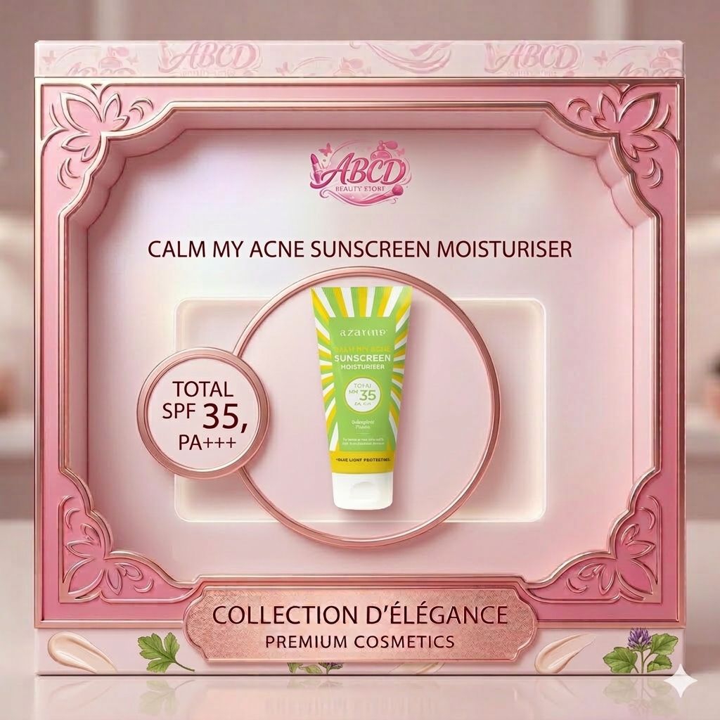 Sunscreen moisturizer Azarine calm my acne