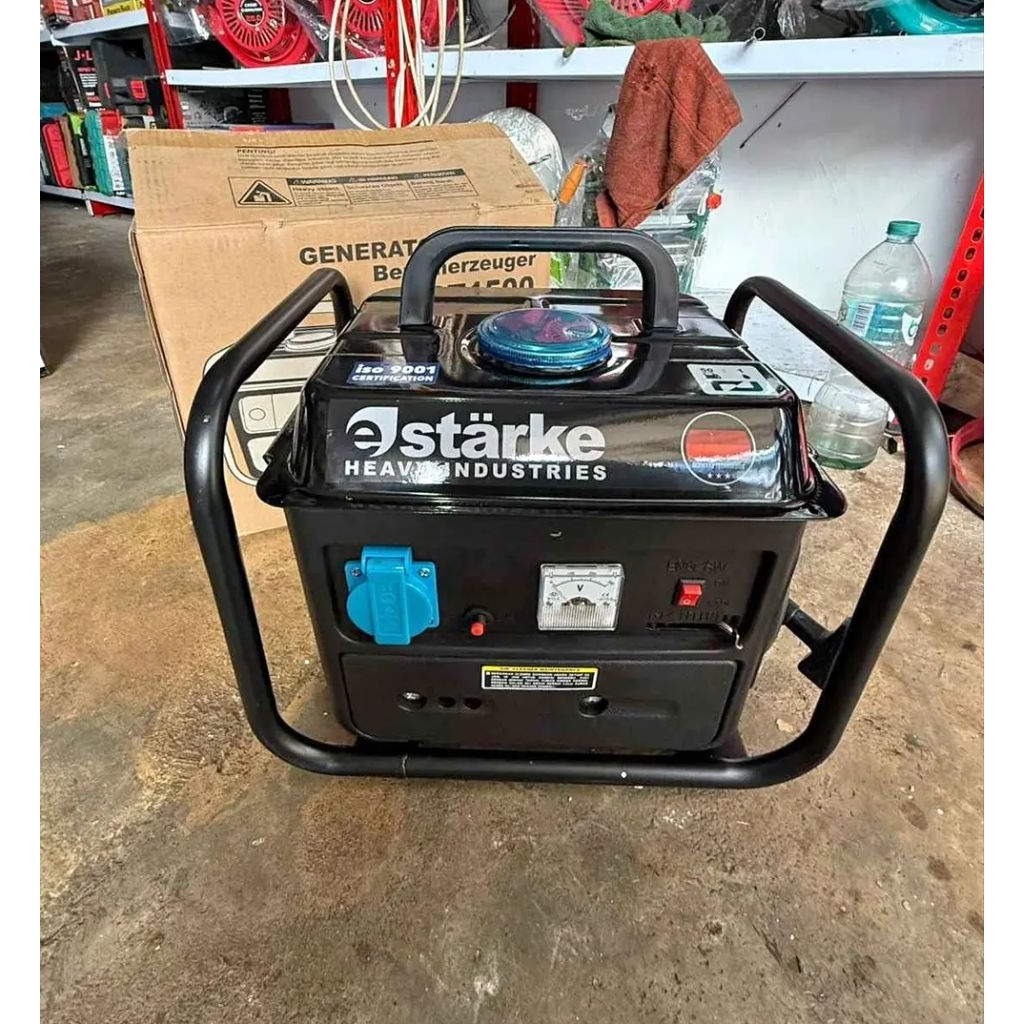 GENSET 2tak genset 700wat merek starke