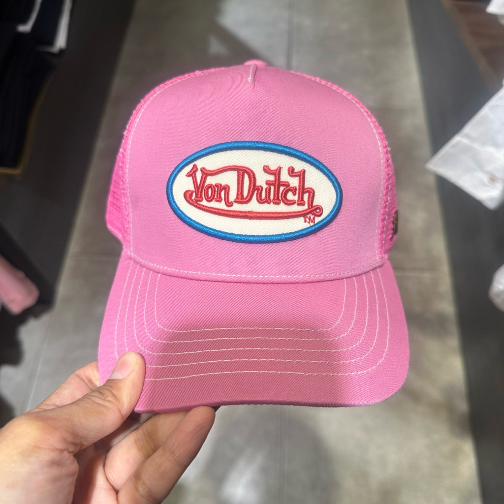 VONDUTCH topi cap trucker pink full 1721 NEW ORIGINAL