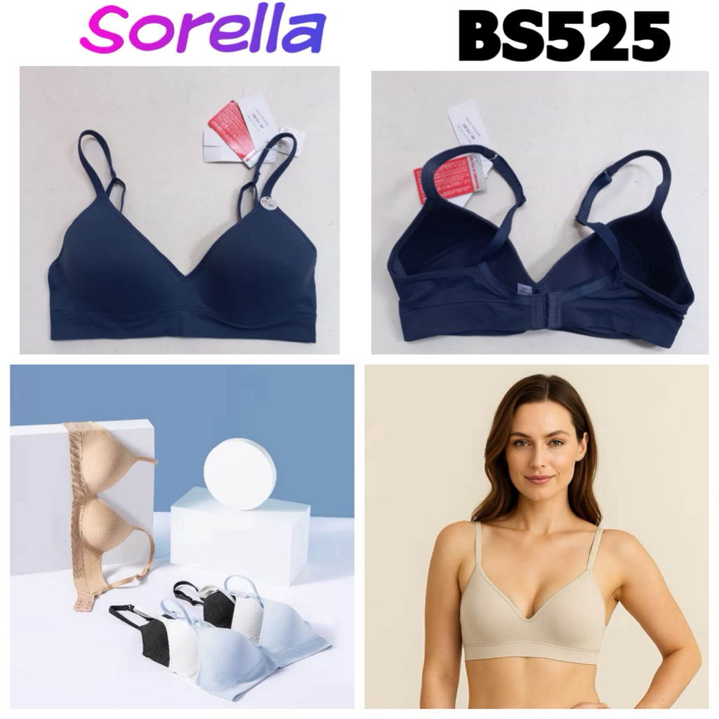 BS525 Bra sorella tanpa kawat 36C 38B 38C
