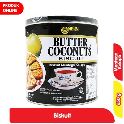 Nissin Biskuit Mentega Kelapa Kaleng 650 g