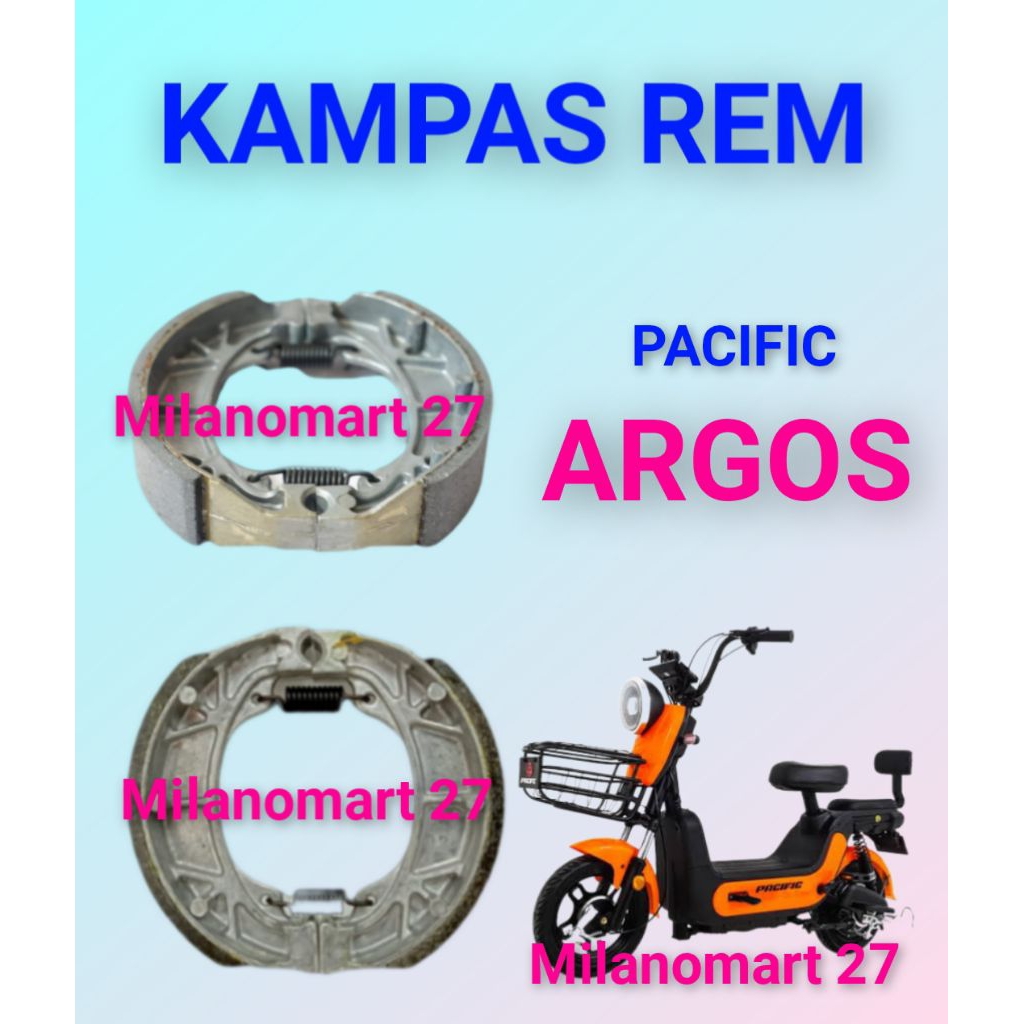 kampas rem sepeda listrik pacific argos kampas rem sepeda listrik pacific argos