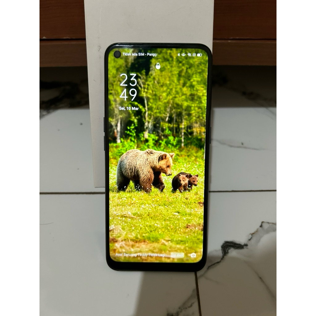 OPPO A53 ram 4 memori 128gb original masih segel, minus layar garis lcd tidak pecah