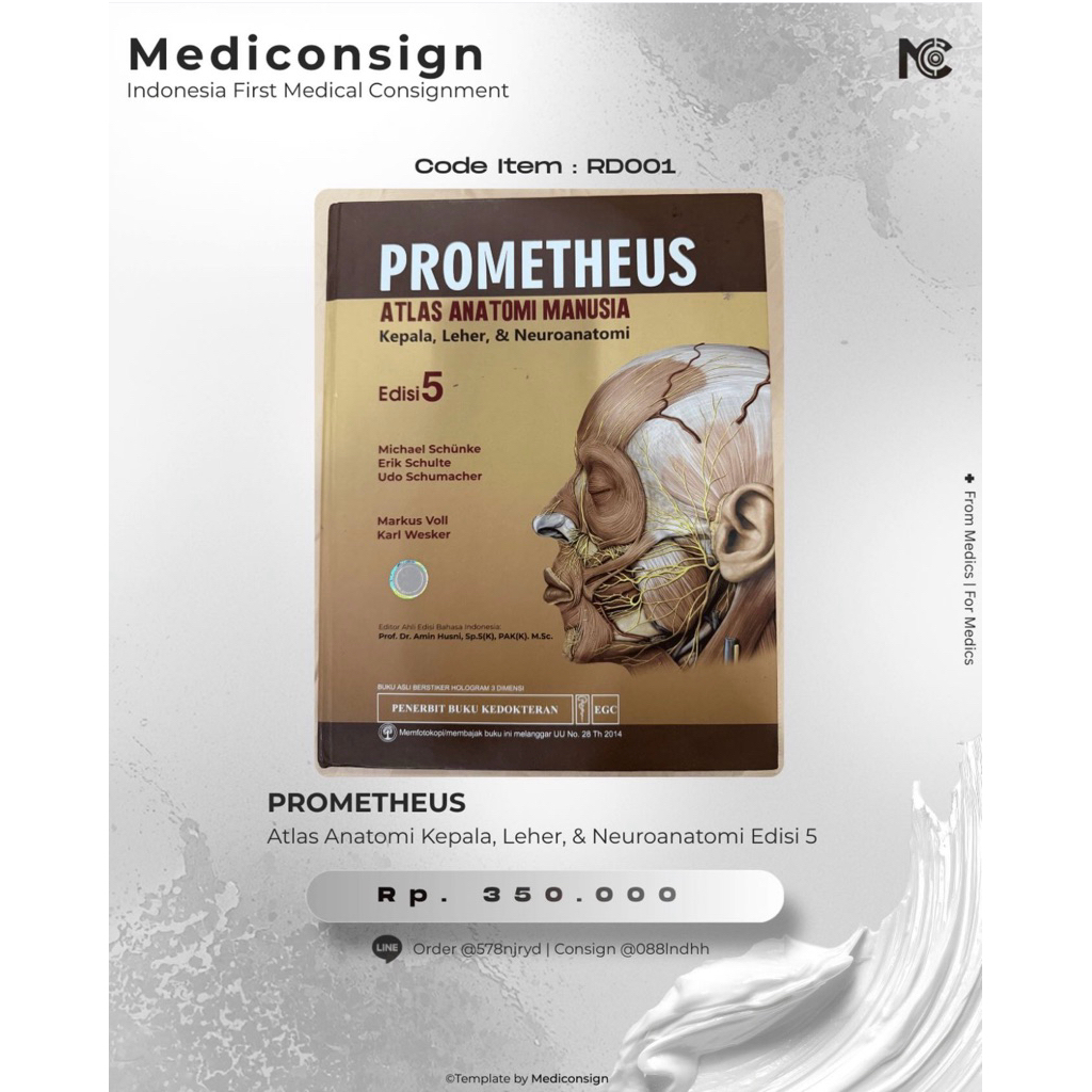Prometheus Atlas Anaromi Kepala Leher Neuroanatomi edisi 5