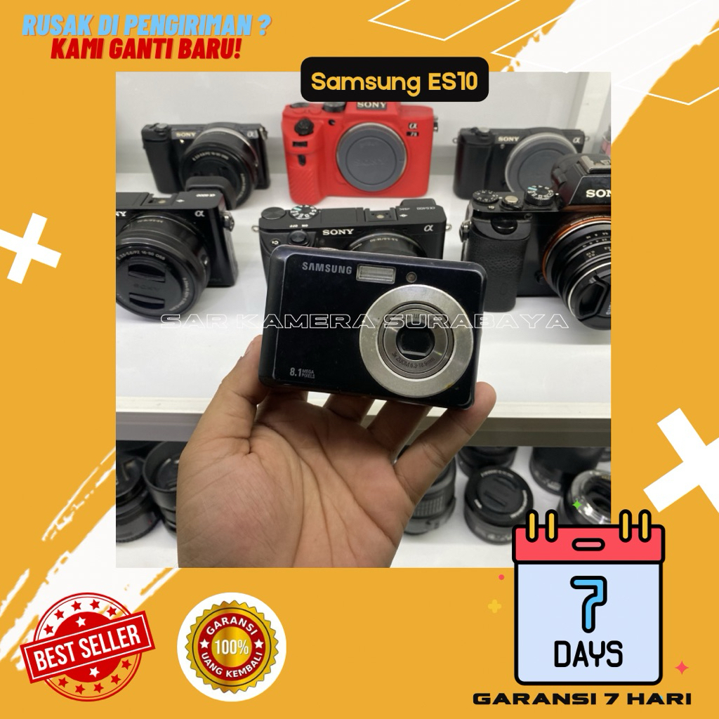 Samsung E10 kamera pocket digital kamera saku lensa kotor hasil dreamy