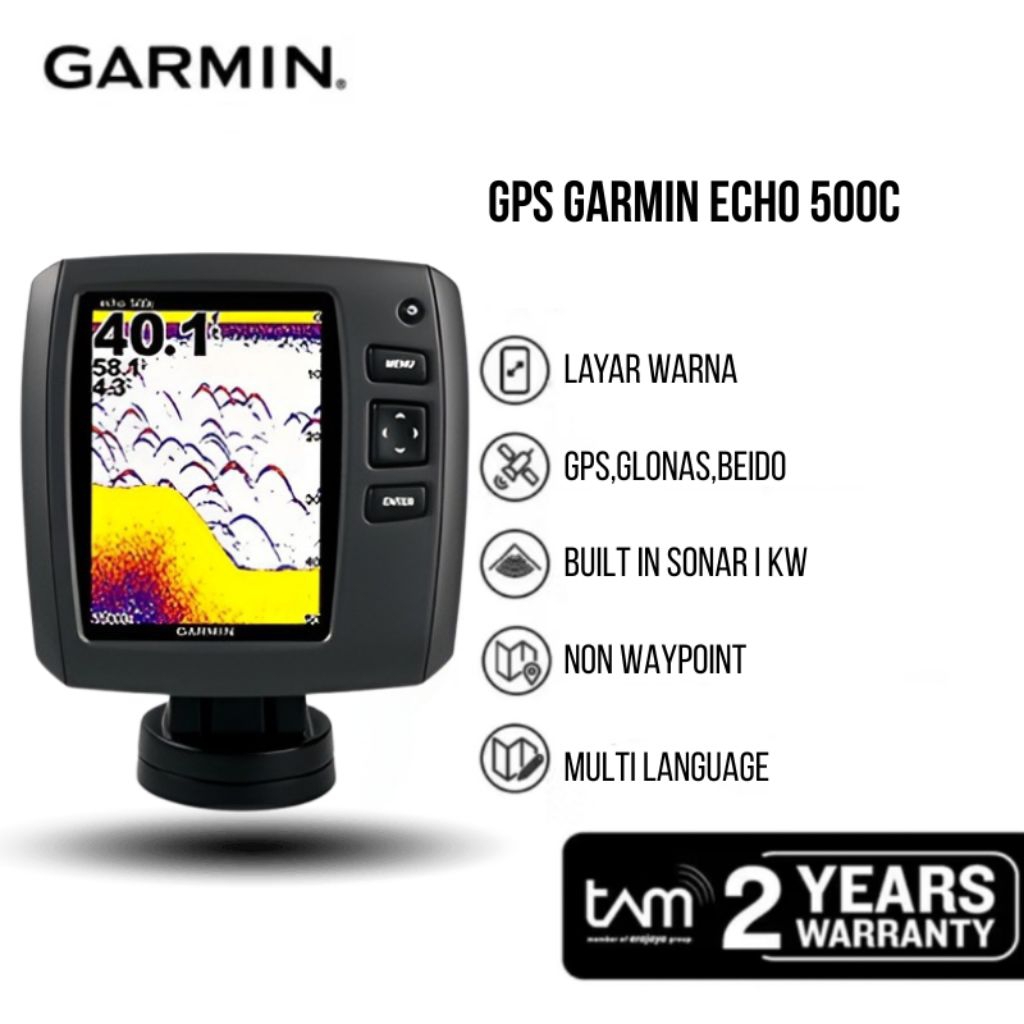 GPS Garmin FishFinder 500c Bekas