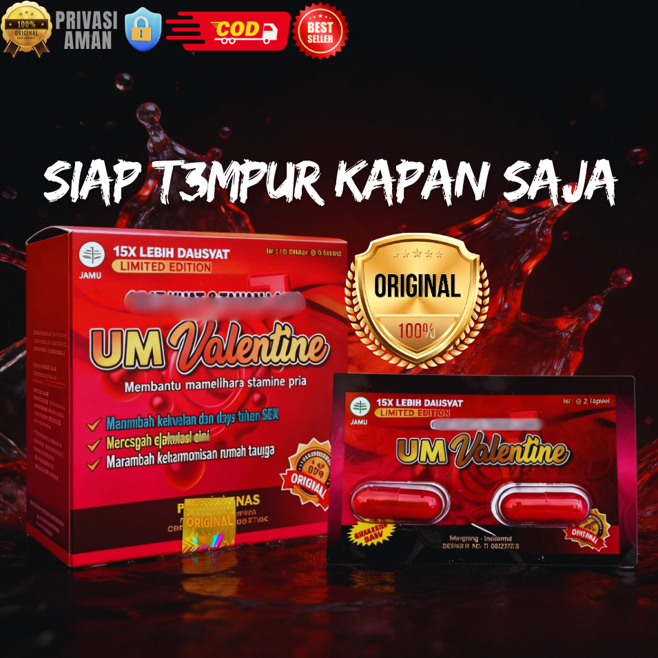 UM Valentine Box Pendukung Pria Dewasa Tahan Lama Ginseng Madu Kunyit 100g