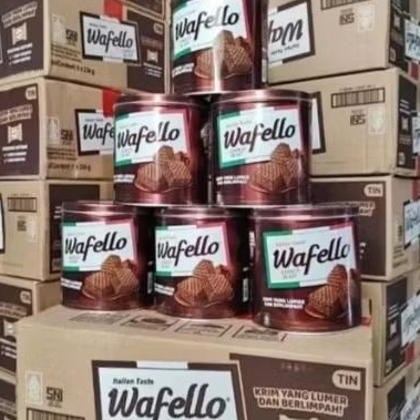 WAFER WAFELLO COKLAT KALENG