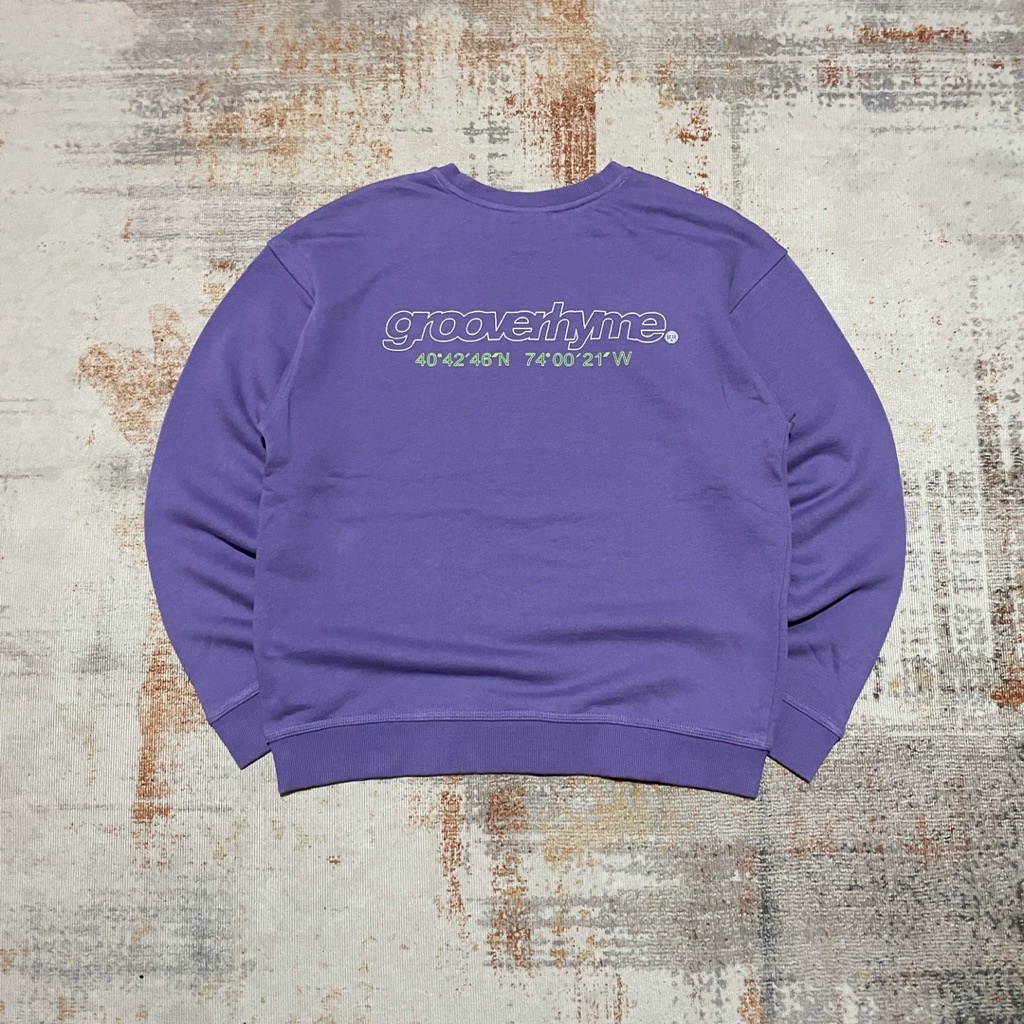 Grooverhyme Soft Purple Crewneck