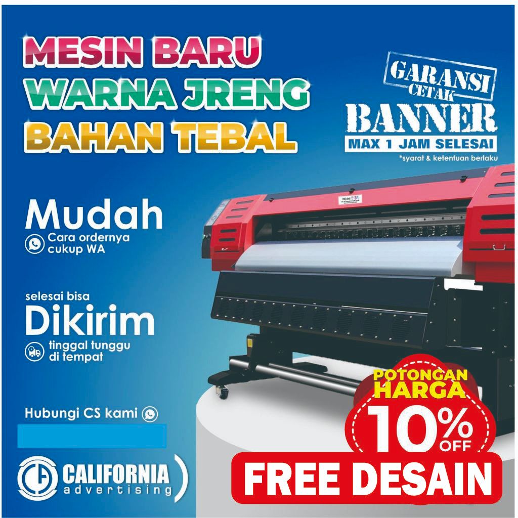 BANNER CUSTOM BANNER STANDING BANNER SPANDUK JUALAN BANNER CUSTOM FREE DESAIGN