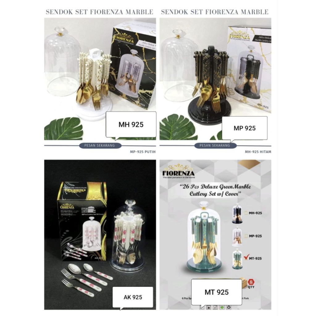 FIORENZA SET SENDOK LENGKAP