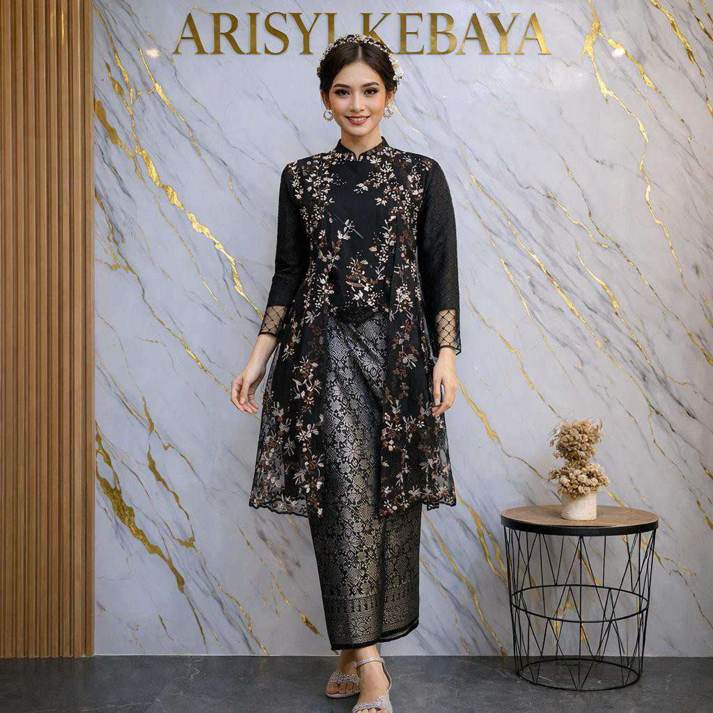kebaya kutubaru remaja modern stylish restleting depan(Ktpj)