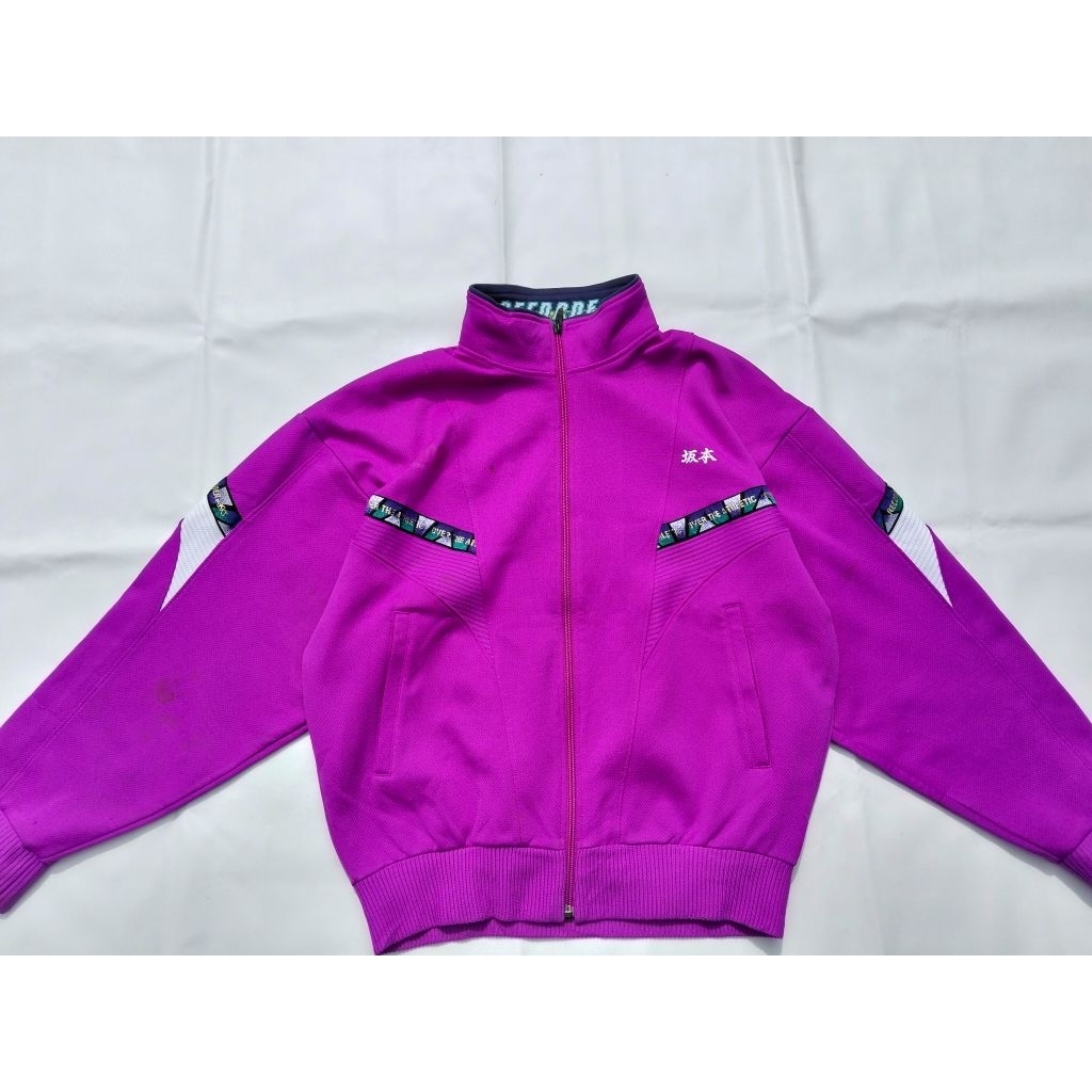 jaket tracktop brand ASICS recorder vintage boxy