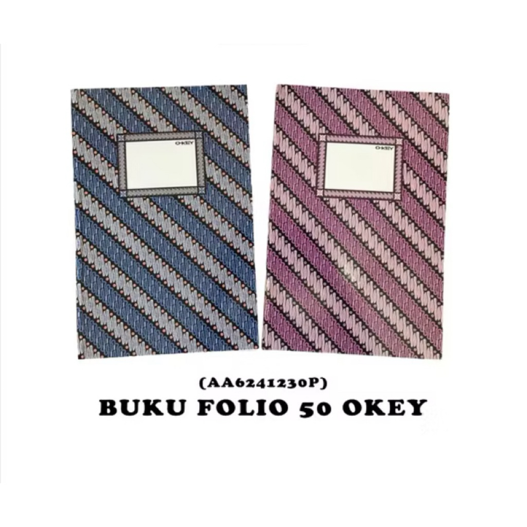 Buku Folio Okey 50 Lembar Hard Cover